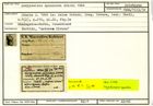 Karteikarte zum Holotyp von Marginulina spinulosa Stache, 1864